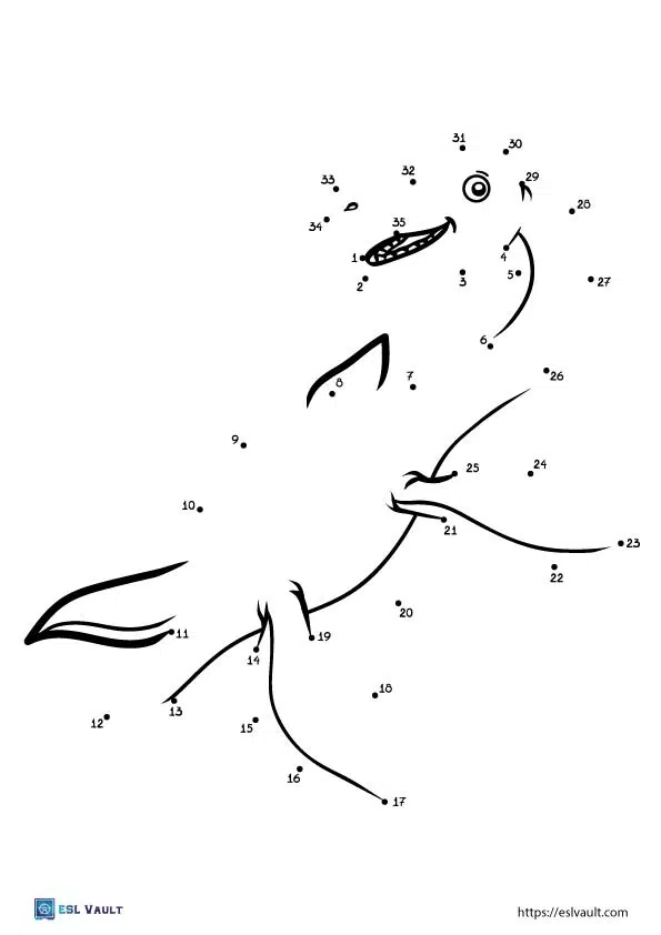 elasmosaurus dinosaur dot to dot