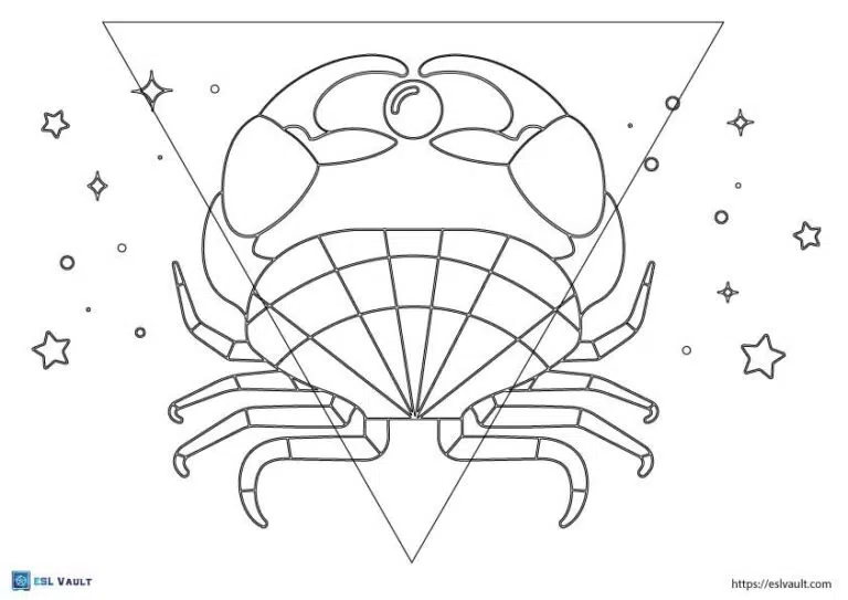 cancer crab coloring pages