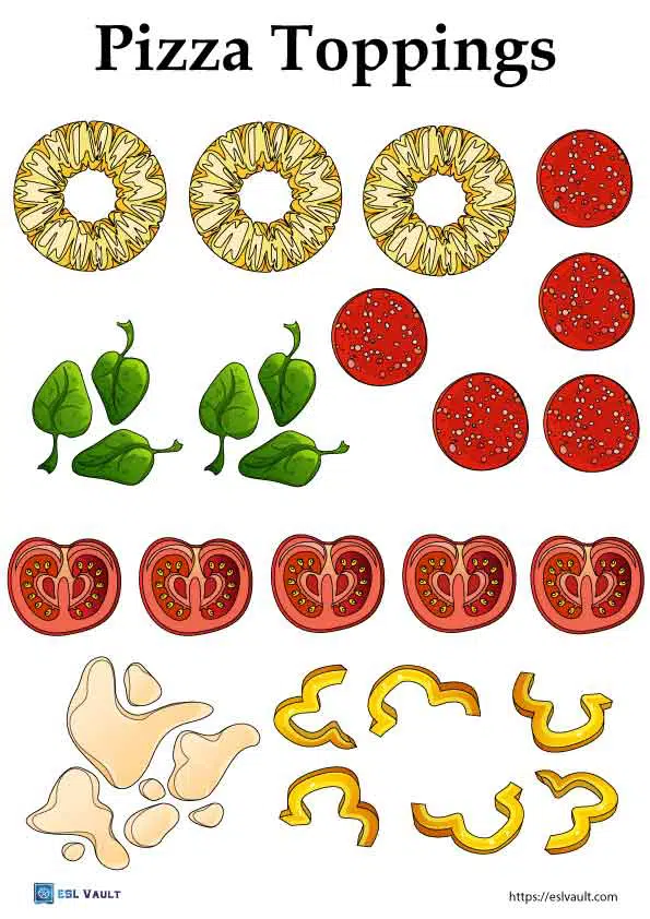 Making Pizza Clipart Toppings