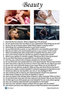 25 beauty conversation questions