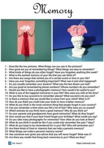 25 memory conversation questions