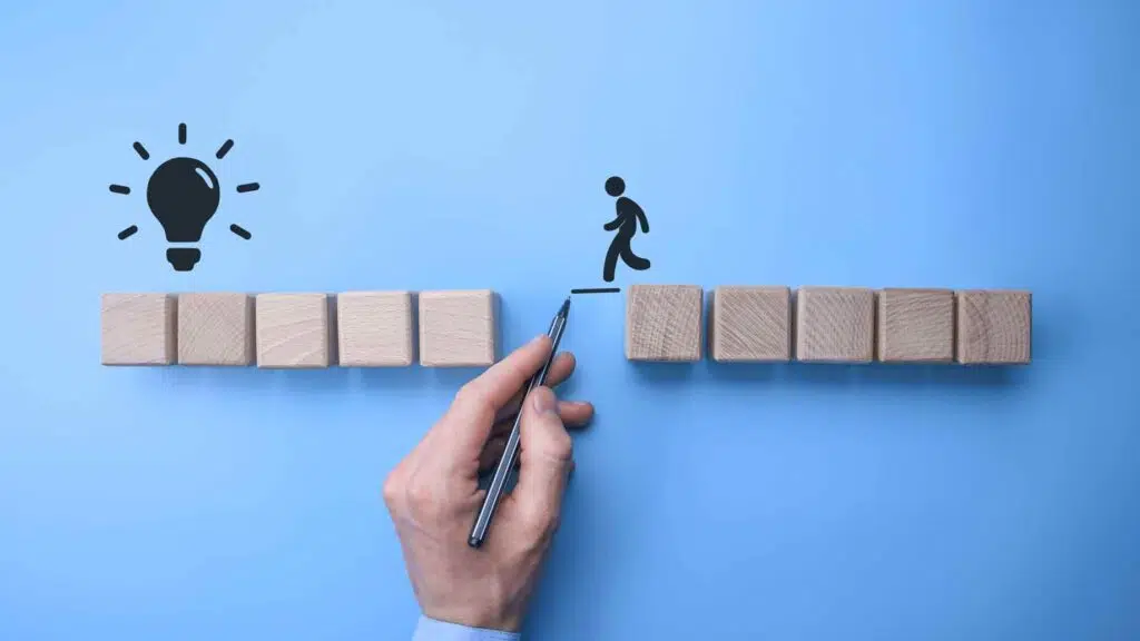 a motivational picture about achieving ideas