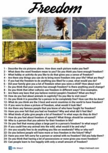 25 freedom conversation questions