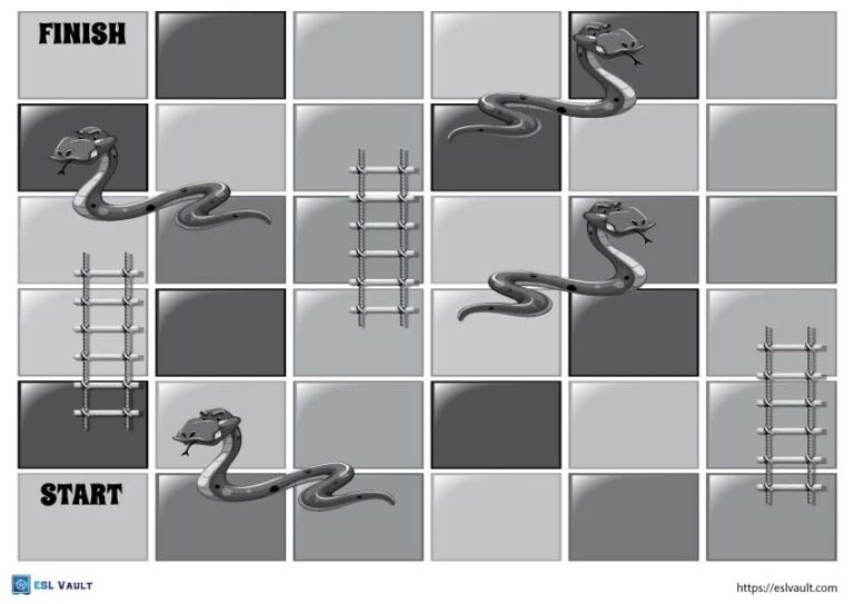 snakes and ladders printable black and white