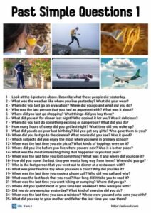 past simple conversation questions