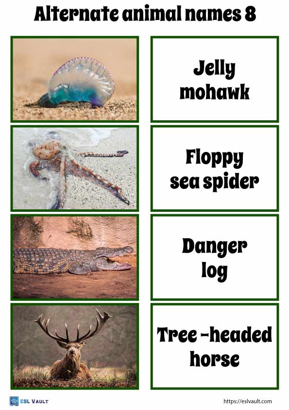 alternate animal names game 8