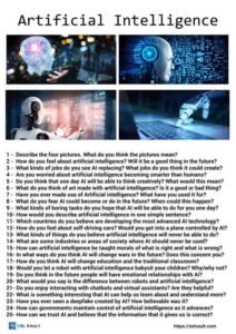 25 artificial intelligence conversation questions