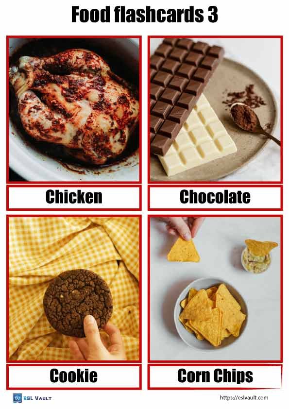 food flashcards 3