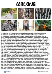 25 walking conversation questions