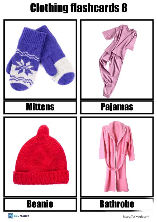 clothing flashcards 8