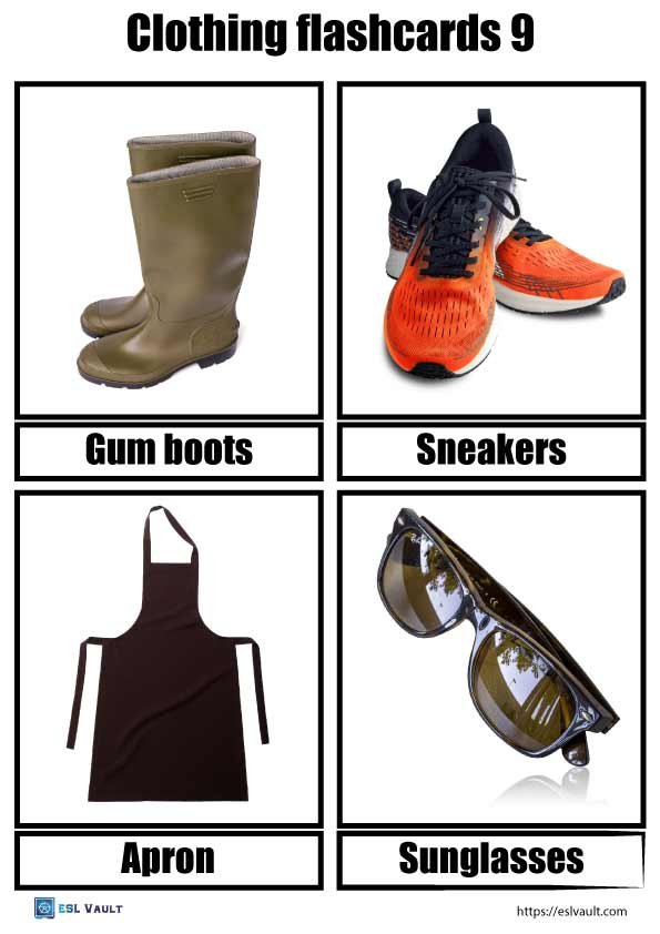 clothing flashcards 9