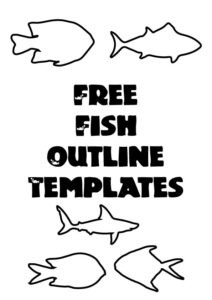 free printable fish outline templates