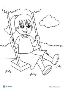 free printable playground coloring pages