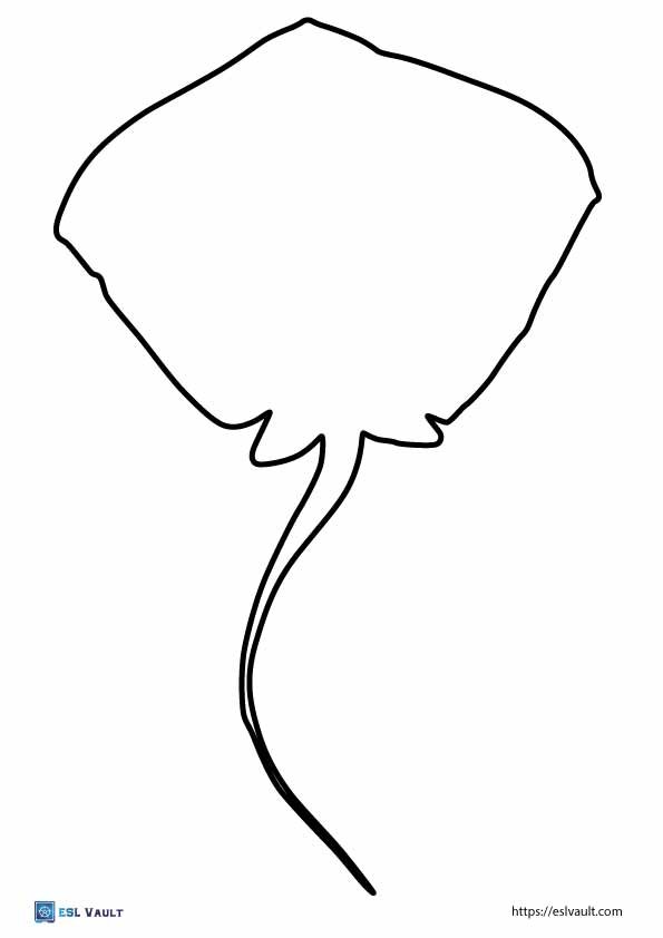 free printable stingray template pdf