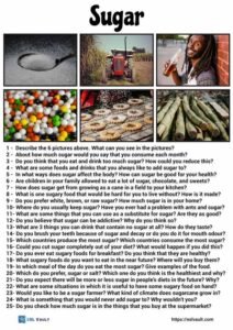 25 conversation questions about sugar