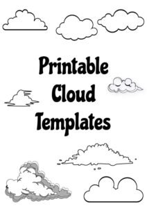 free printable cloud templates image