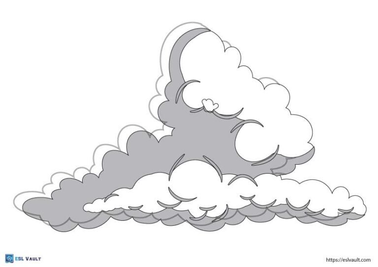 rain cloud template printable