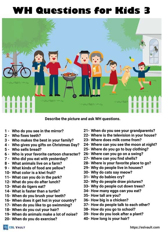 wh questions for kids and beginners 3