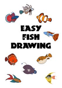 easy fish drawing step by step