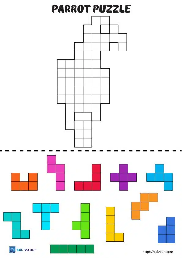 printable tetris game parrot