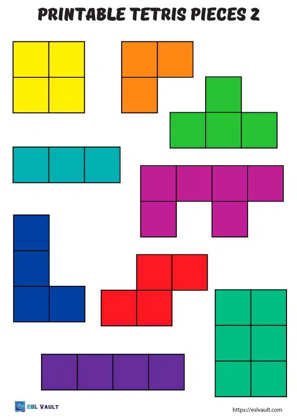 printable tetris pieces 2